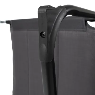 Кровать раскладная Bo-Camp Sun Lounger With Sunscreen 5 Positions Grey (1304492) - 4 - Robinzon.ua