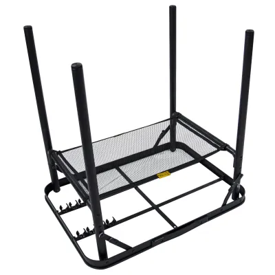 Стол Bo-Camp Garland 60x45 cm Black/Wood look (1404195) - 5 - Robinzon.ua