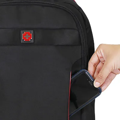 Рюкзак міський Swissbrand Nyon 2.0 20 Black (SWB_BE19NYO001U) - 2 - Robinzon.ua