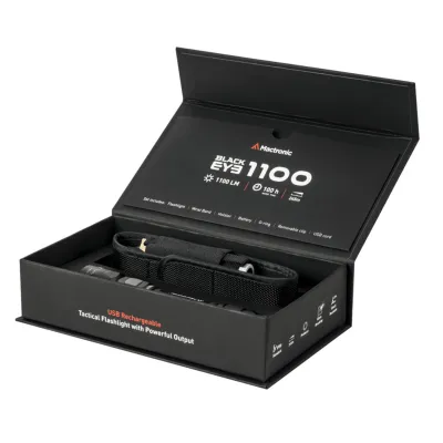 Фонарь тактический Mactronic Black Eye 1100 (1100 Lm) USB Rechargeable (THH0043) - 1 - Robinzon.ua