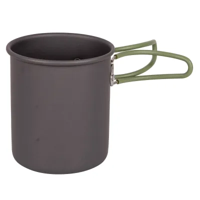 Набор посуды Bo-Camp Explorer 2 Pieces Hard Anodized Anthracite / Green (2200240) - 1 - Robinzon.ua