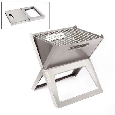 Гриль вугільний Bo-Camp Notebook/Fire Basket Compact Silver (8108347) - 1 - Robinzon.ua