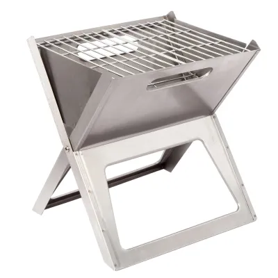 Гриль вугільний Bo-Camp Notebook/Fire Basket Compact Silver (8108347) - 2 - Robinzon.ua