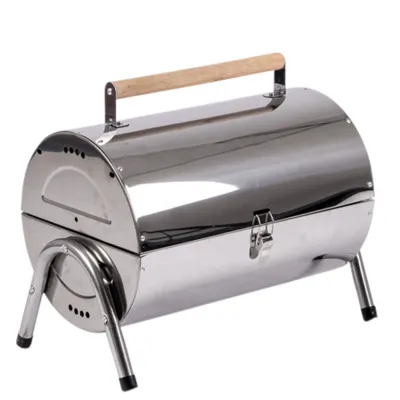 Гриль вугільний Bo-Camp Barrel Silver (8108381) - 1 - Robinzon.ua