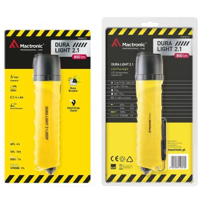 Ліхтар професійний Mactronic Dura Light 2.1 (800 Lm) Glass Breaker (PHH0121) - 4 - Robinzon.ua