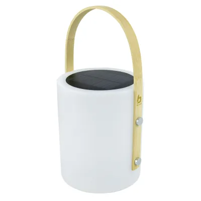 Фонарь кемпинговый Bo-Camp Longford Solar 150 Lumen Bamboo/White (5818878) - 1 - Robinzon.ua