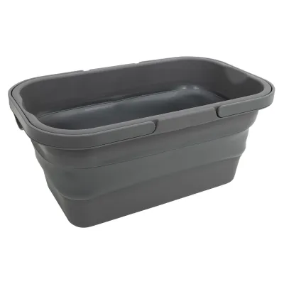 Кошик складаний Bo-Camp Foldable Box With table Top 17L Grey (6303695) - 2 - Robinzon.ua