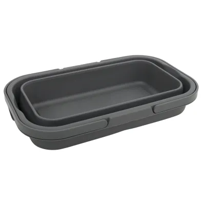 Кошик складаний Bo-Camp Foldable Box With table Top 17L Grey (6303695) - 5 - Robinzon.ua