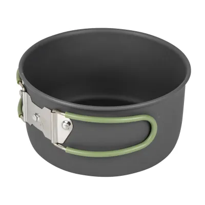 Набор посуды Bo-Camp Explorer 4 Pieces 19 Hard Anodized Grey/Green (2200241) - 3 - Robinzon.ua