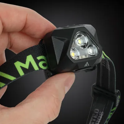 Ліхтар налобний Mactronic Illuma (430 Lm) Cool White/Neutral White/Red LED USB Recharge Type-C (AHL0081) - 6 - Robinzon.ua