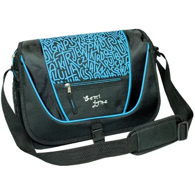 Сумка через плечо Semi Line 9 Black/Blue (7156) - 1 - Robinzon.ua
