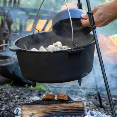Казан с крышкой Bo-Camp Dutch Oven Cast Iron 31 cm/5 L Black (2122410) - 1 Казан с крышкой Bo-Camp Dutch Oven Cast Iron 31 cm/5 L Black (2122410) - 1 - Robinzon.ua