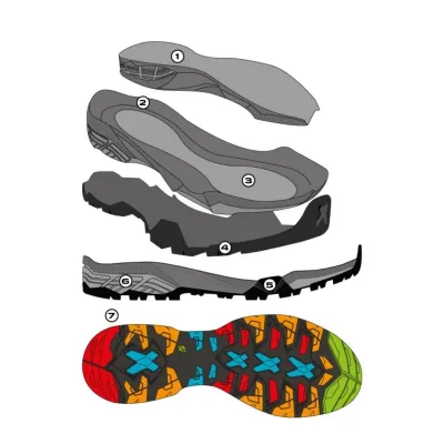 Ботинки мужские Scarpa ZG Lite GTX 37 - граффит с мембраной Gore-Tex®, треккинговые - 67080-200-2-37 - 4 - Robinzon.ua