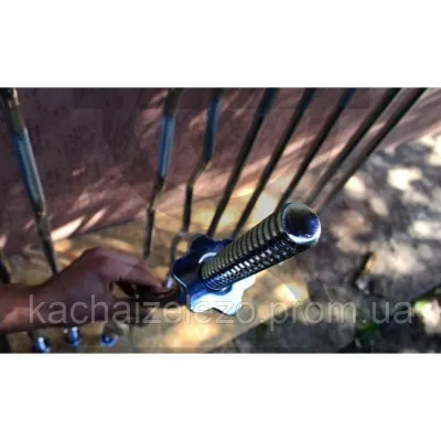 Гриф для штанги 150 см с диаметром 25 мм Гантели, гири, штанги и диски хромированный - 4 - Robinzon.ua