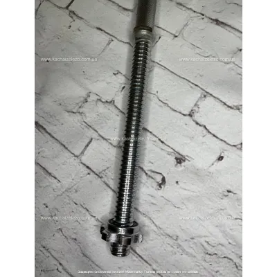 Гриф для штанги 1.8 м с диаметром 25 мм Гантели, гири, штанги и диски хромированный - 2 - Robinzon.ua