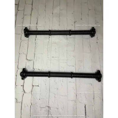 Грифы гантельные по 45 см с диаметром 30 мм 2 шт Гантели, гири, штанги и диски металлопластиковые - 2 - Robinzon.ua