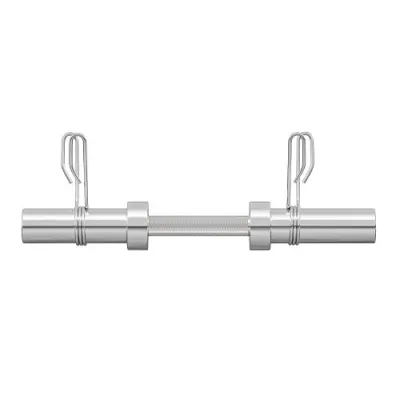 Гриф гантельный олимпийский на 50 см с диаметром 50 мм хромированный - 2 - Robinzon.ua