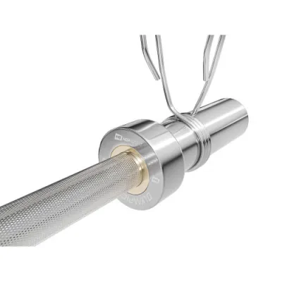 Гриф гантельный олимпийский на 50 см с диаметром 50 мм хромированный - 3 - Robinzon.ua