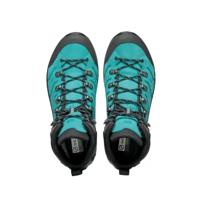 Ботинки женские Scarpa Cyclone-S GTX 38.5 - зеленый с мембраной Gore-Tex®, треккинговые - 30031-202-1-38.5 - 4 - Robinzon.ua