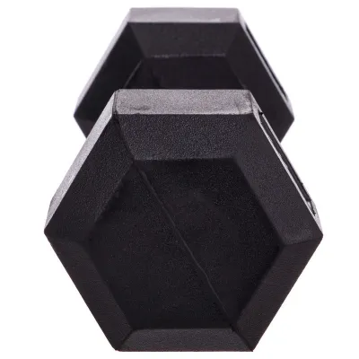 Гантель 4 кг цельная шестигранная гексагональная Zelart - 1 Гантель 4 кг цельная шестигранная гексагональная Zelart - 1 - Robinzon.ua