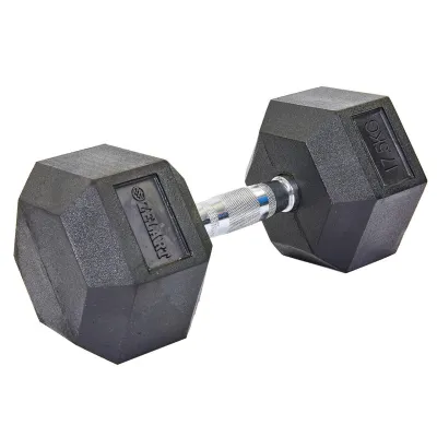 Гантель 17.5 кг цільна шестигранна гексагональна Zelart - 1 - Robinzon.ua
