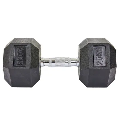 Гантель 20 кг цільна шестигранна гексагональна Zelart - 1 - Robinzon.ua
