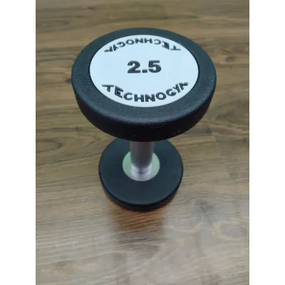 Гантель 2.5 кг цельная полиуретановая TECHNOGYM - 3 Гантель 2.5 кг цельная полиуретановая TECHNOGYM - 3 - Robinzon.ua