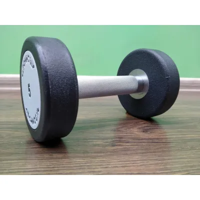 Гантель 5 кг цельная полиуретановая TECHNOGYM - 1 - Robinzon.ua