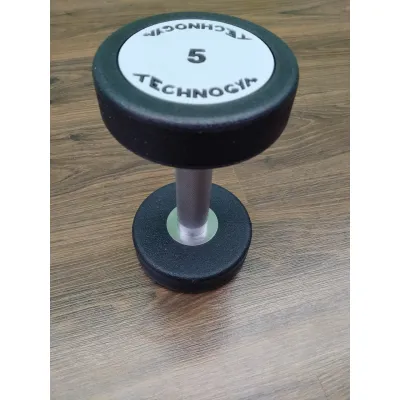 Гантель 5 кг цельная полиуретановая TECHNOGYM - 2 - Robinzon.ua