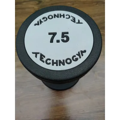 Гантель 7.5 кг цельная полиуретановая TECHNOGYM - 3 Гантель 7.5 кг цельная полиуретановая TECHNOGYM - 3 - Robinzon.ua