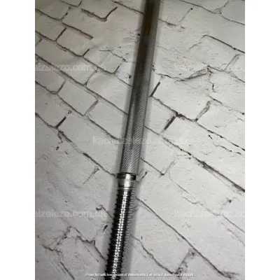 Гриф для штанги 1.5 м с диаметром 28 мм Гантели, гири, штанги и диски хромированный - 2 - Robinzon.ua