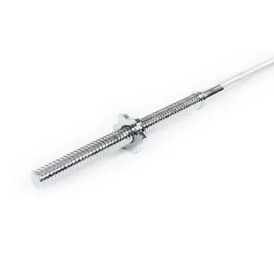 Гриф для штанги 1.5 м с диаметром 28 мм Гантели, гири, штанги и диски хромированный - 5 - Robinzon.ua