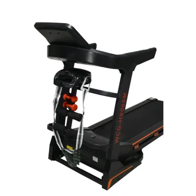 Беговая дорожка электрическая KZ-HS086M + Гантели + Массажер - 3 Беговая дорожка электрическая KZ-HS086M + Гантели + Массажер - 3 - Robinzon.ua