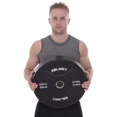 Диск бамперный для кроссфита 25 кг Zelart TA-2258-25 - 1 Диск бамперный для кроссфита 25 кг Zelart TA-2258-25 - 1 - Robinzon.ua