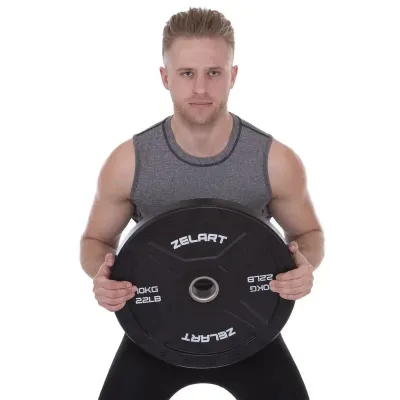 Диск бамперный для кроссфита 10 кг Zelart TA-2258-10 - 1 Диск бамперный для кроссфита 10 кг Zelart TA-2258-10 - 1 - Robinzon.ua