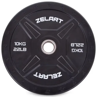 Диск бамперный для кроссфита 10 кг Zelart TA-2258-10 - 3 Диск бамперный для кроссфита 10 кг Zelart TA-2258-10 - 3 - Robinzon.ua