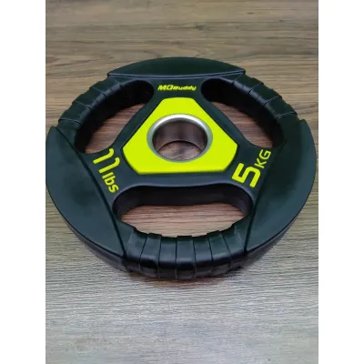 Диск полиуретановый 5 кг на гриф 50 мм Zelart TA-2677-5 - 3 - Robinzon.ua