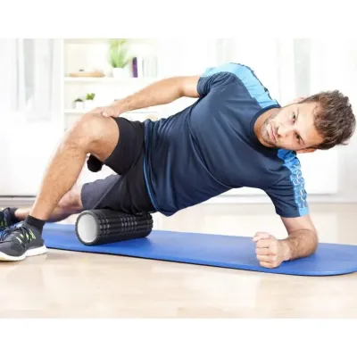 Массажный валик KZ-K1 Роллер Черный - 6 - Robinzon.ua