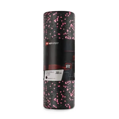 Роллер для кроссфита и йоги 30*10 см Hop-Sport P030 черный c красным - 1 - Robinzon.ua