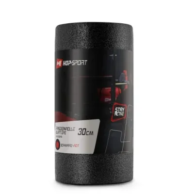 Массажный ролик 30*15 см Hop-Sport A030 черный c красным - 2 - Robinzon.ua