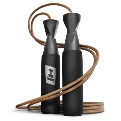 Скакалка шкіряна з підшипниками та м'якою рукояткою Hop-Sport L015 - 2 Скакалка шкіряна з підшипниками та м'якою рукояткою Hop-Sport L015 - 2 - Robinzon.ua