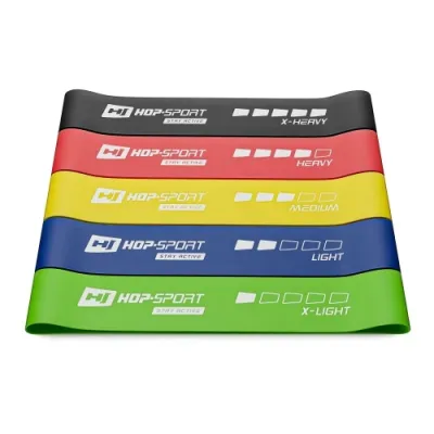 Набір резинок для фітнесу 600x50 мм Hop-Sport L650-4 - 1 - Robinzon.ua