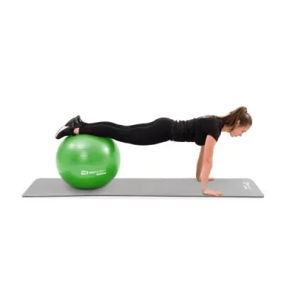 Фітбол 65 см Hop-Sport R065 зелений - 4 - Robinzon.ua
