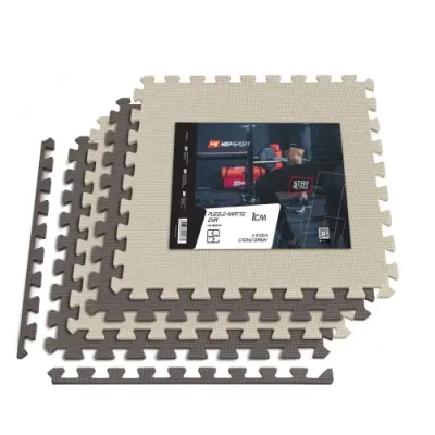 Мат-пазл EVA 1 см - 4 частей Hop-Sport A010 коричневый/бежевый - 1 Мат-пазл EVA 1 см - 4 частей Hop-Sport A010 коричневый/бежевый - 1 - Robinzon.ua