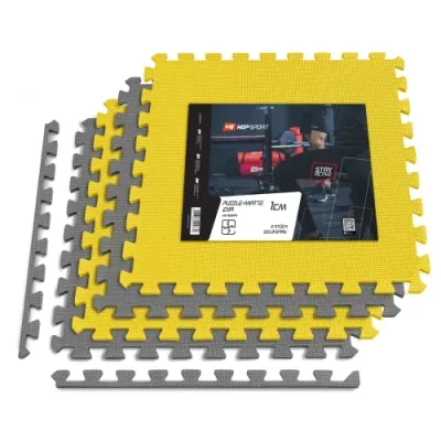 Мат-пазл EVA 1 см - 4 частей Hop-Sport A010 серый / желтый - 1 Мат-пазл EVA 1 см - 4 частей Hop-Sport A010 серый / желтый - 1 - Robinzon.ua