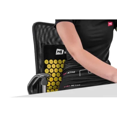 Мат для акупунктуры Hop-Sport C072 черный с желтым - 3 - Robinzon.ua