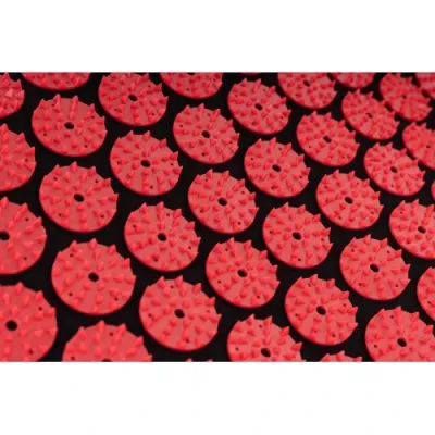 Мат для акупунктуры Hop-Sport C072 черный с красным - 4 - Robinzon.ua