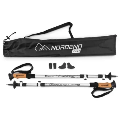 Трекінгові палиці Nordend Pro Hop-Sport 0145 сріблястий - 6 - Robinzon.ua