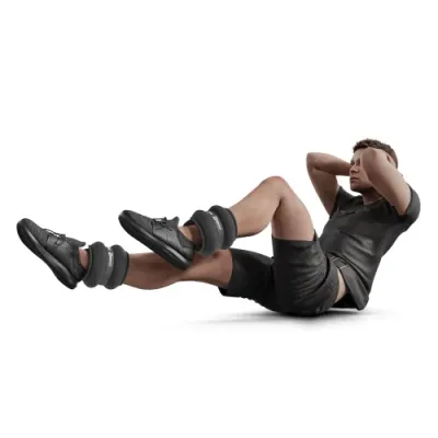 Набор утяжелителей для ног и рук 2х2,5 кг Hop-Sport S005 черный - 1 - Robinzon.ua