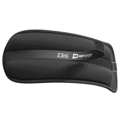 Набор утяжелителей для ног и рук 2х2,5 кг Hop-Sport S005 черный - 3 - Robinzon.ua